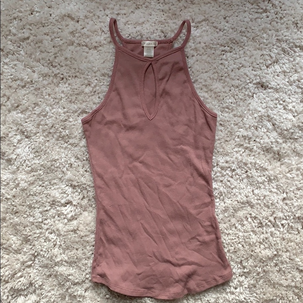 Bozzolo Plum Tight Tank Top